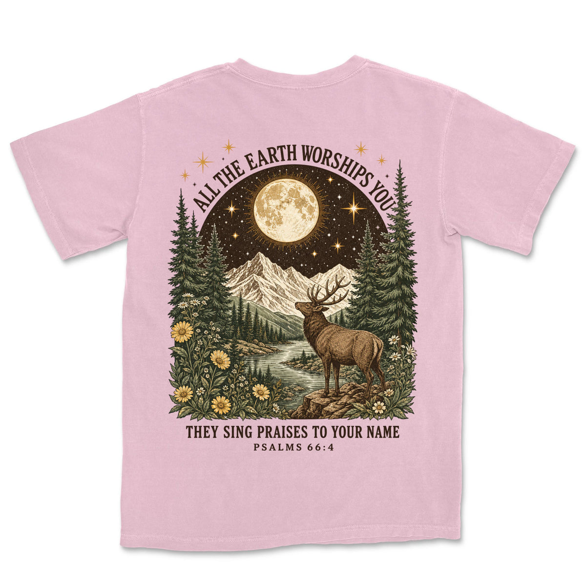All The Earth Worships You Elk | Blossom back