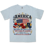 America Teach With Grace | Chambray front