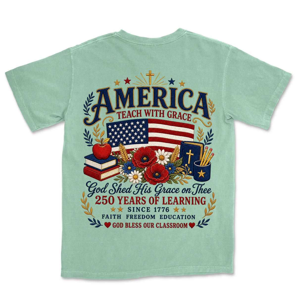 America Teach With Grace | Island Reef back
