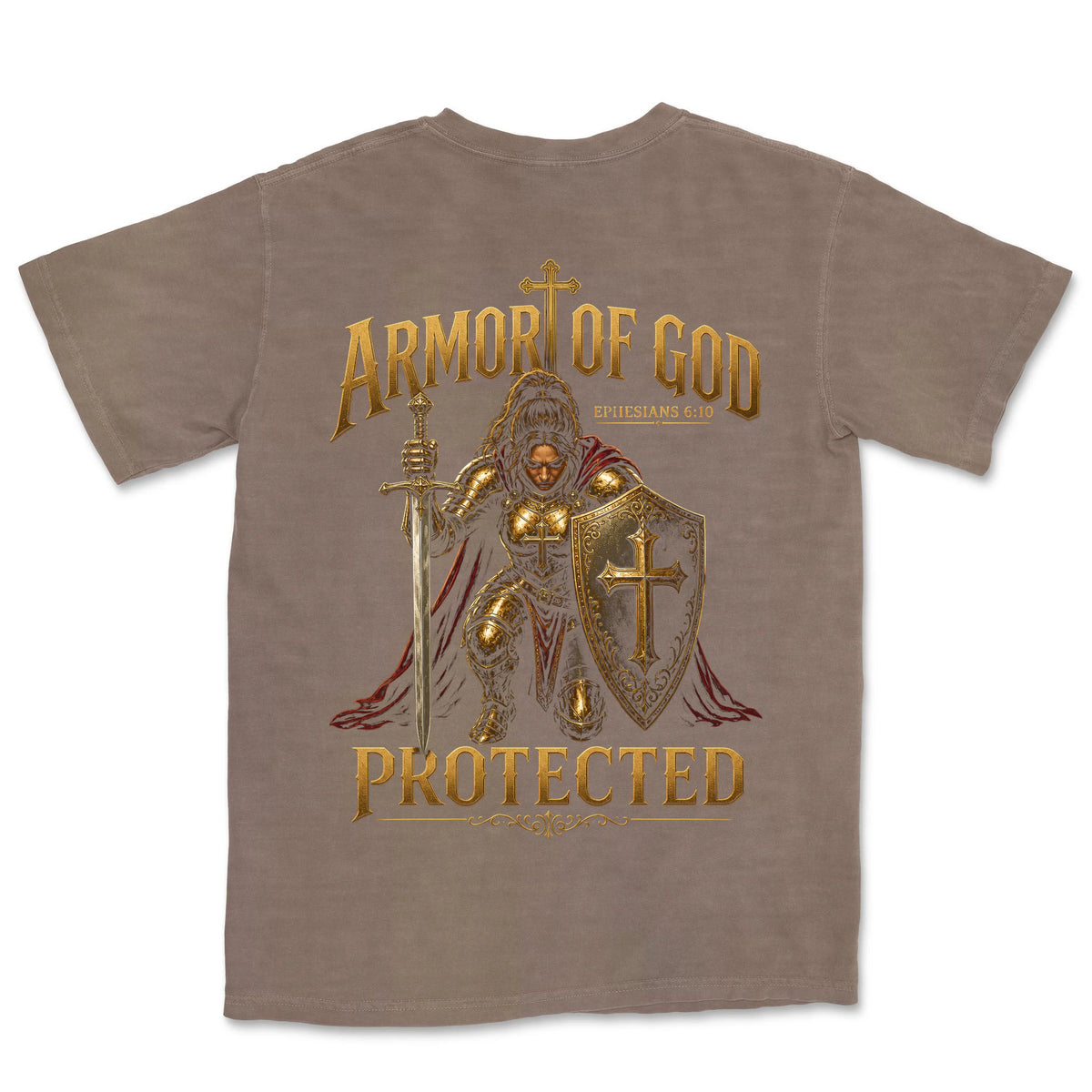 Armor of God Protected | Espresso back