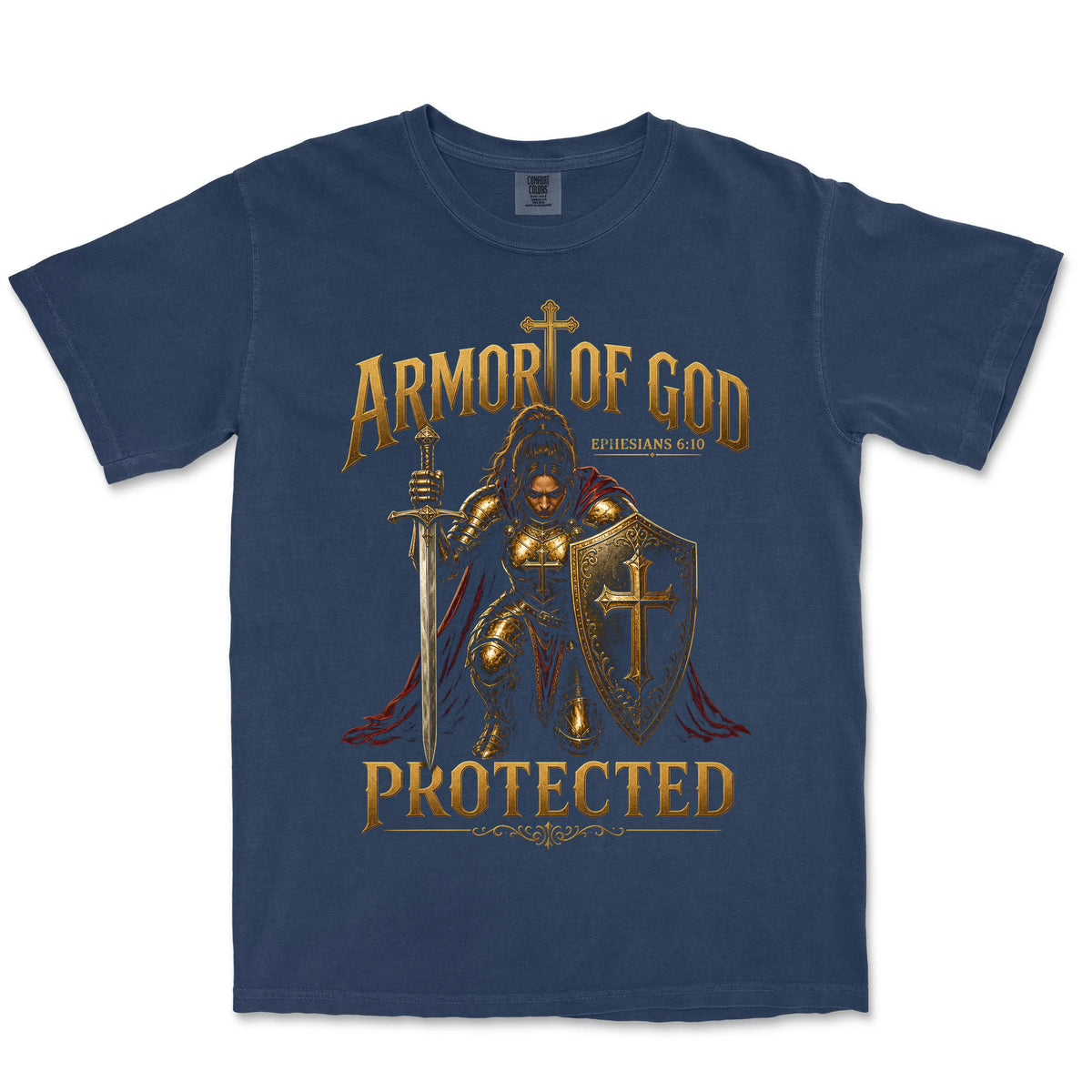 Armor of God Protected | Navy front