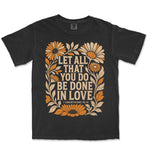 Be Done In Love Daisy Frame | Black front