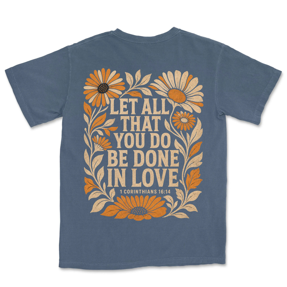 Be Done In Love Daisy Frame | Denim back