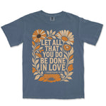 Be Done In Love Daisy Frame | Denim front