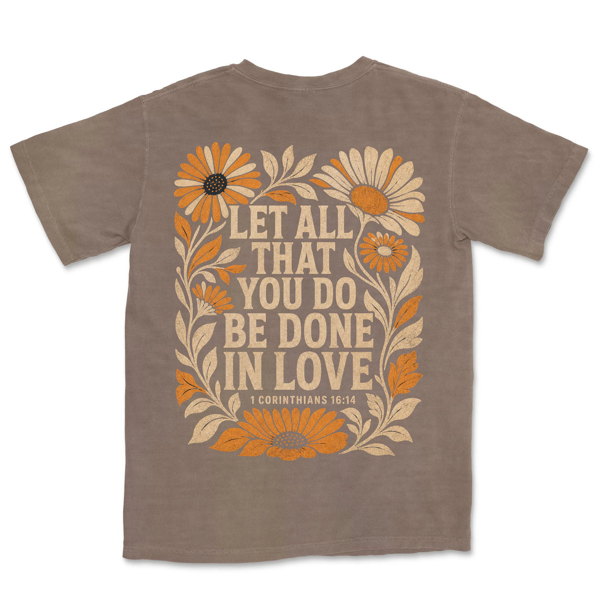 Be Done In Love Daisy Frame | Espresso back