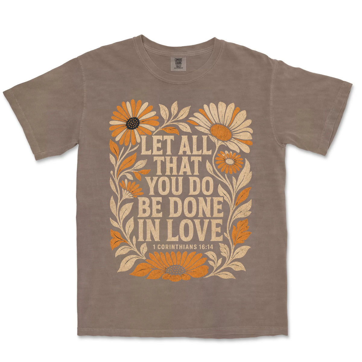 Be Done In Love Daisy Frame | Espresso front