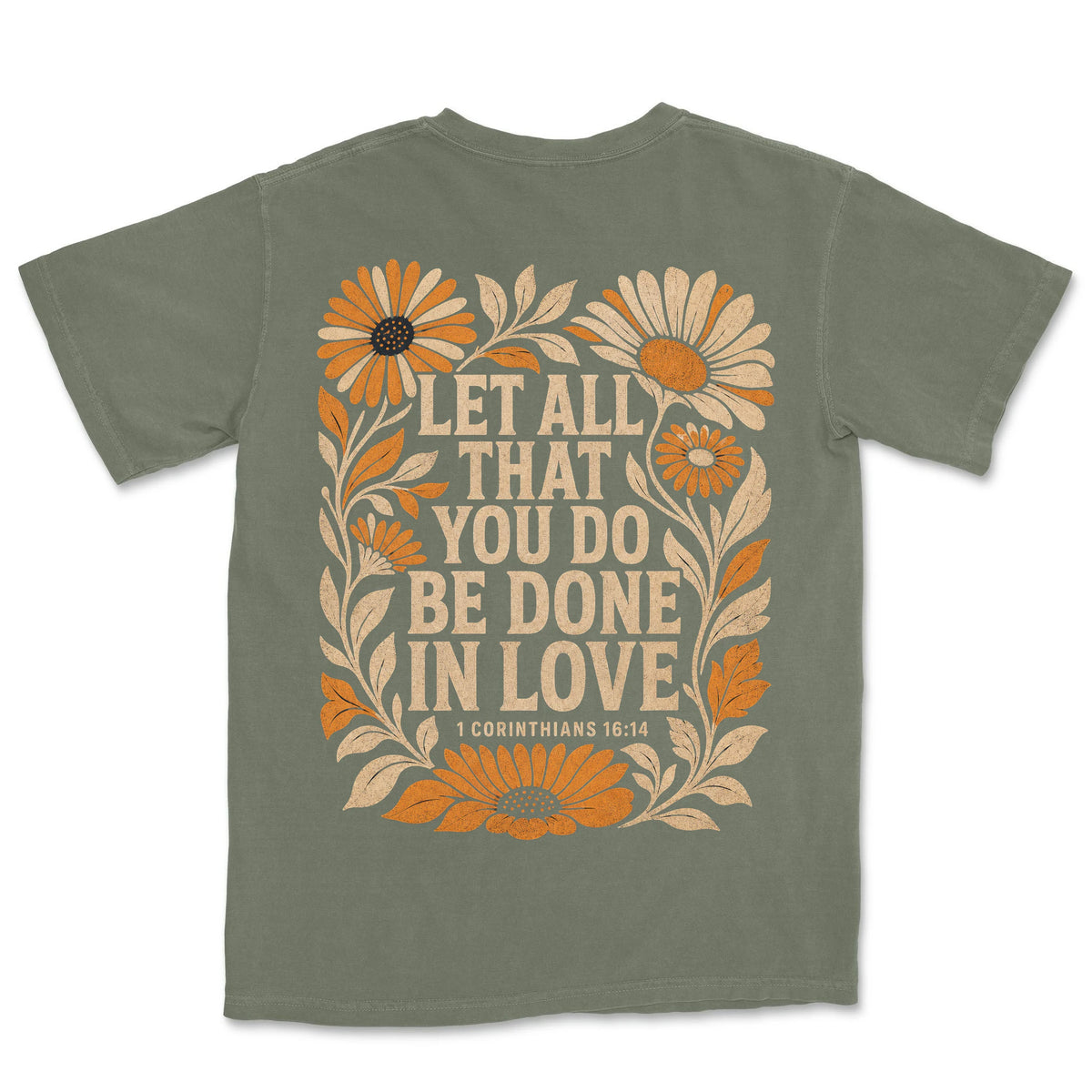 Be Done In Love Daisy Frame | Moss back