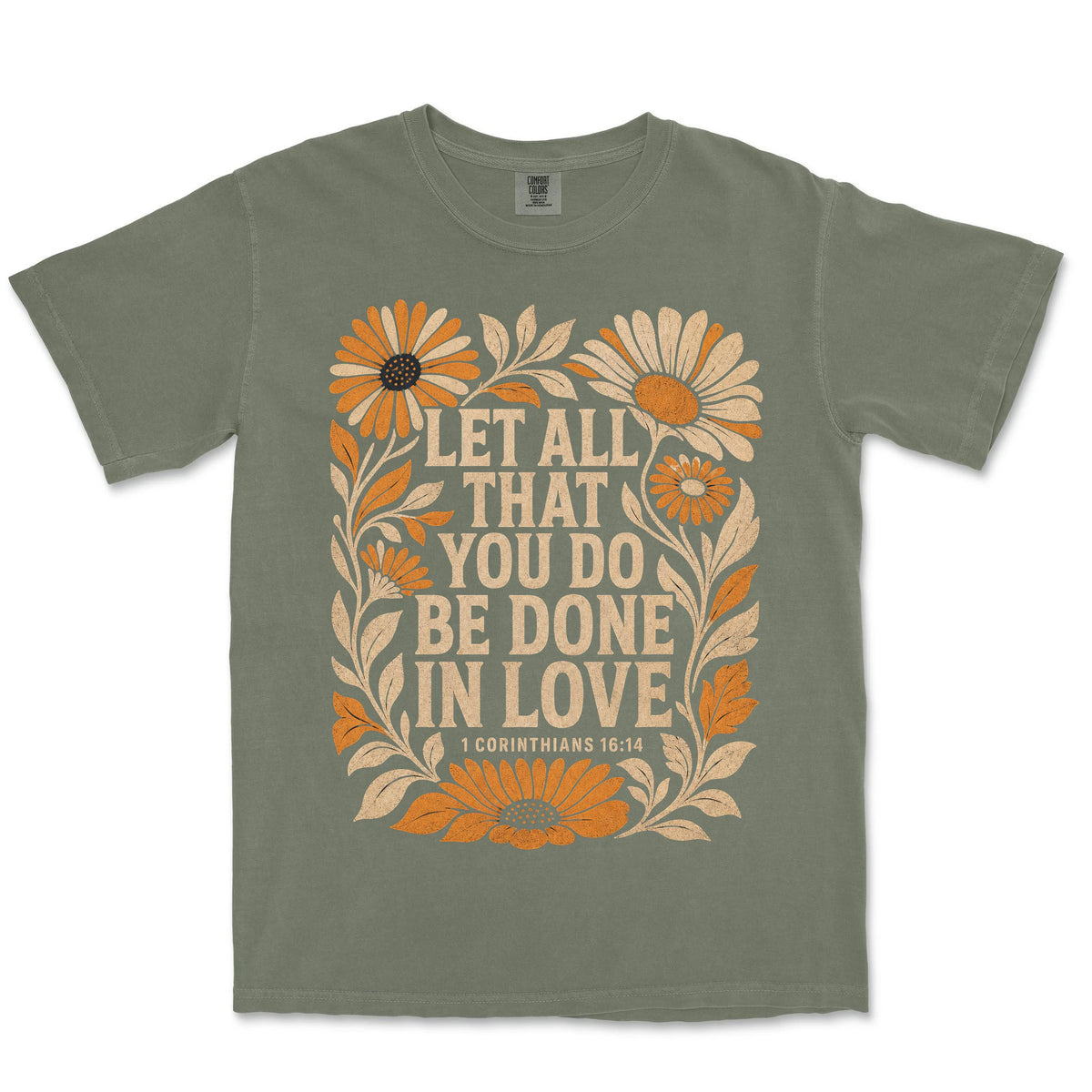 Be Done In Love Daisy Frame | Moss front