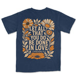 Be Done In Love Daisy Frame | Navy back