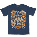 Be Done In Love Daisy Frame | Navy front