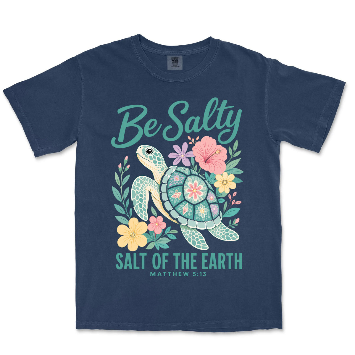 Be Salty Sea Turtle | Navy front