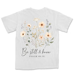 Be Still Wildflowers | White back