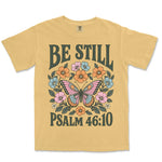 Be Still Butterfly Bloom | Mustard front