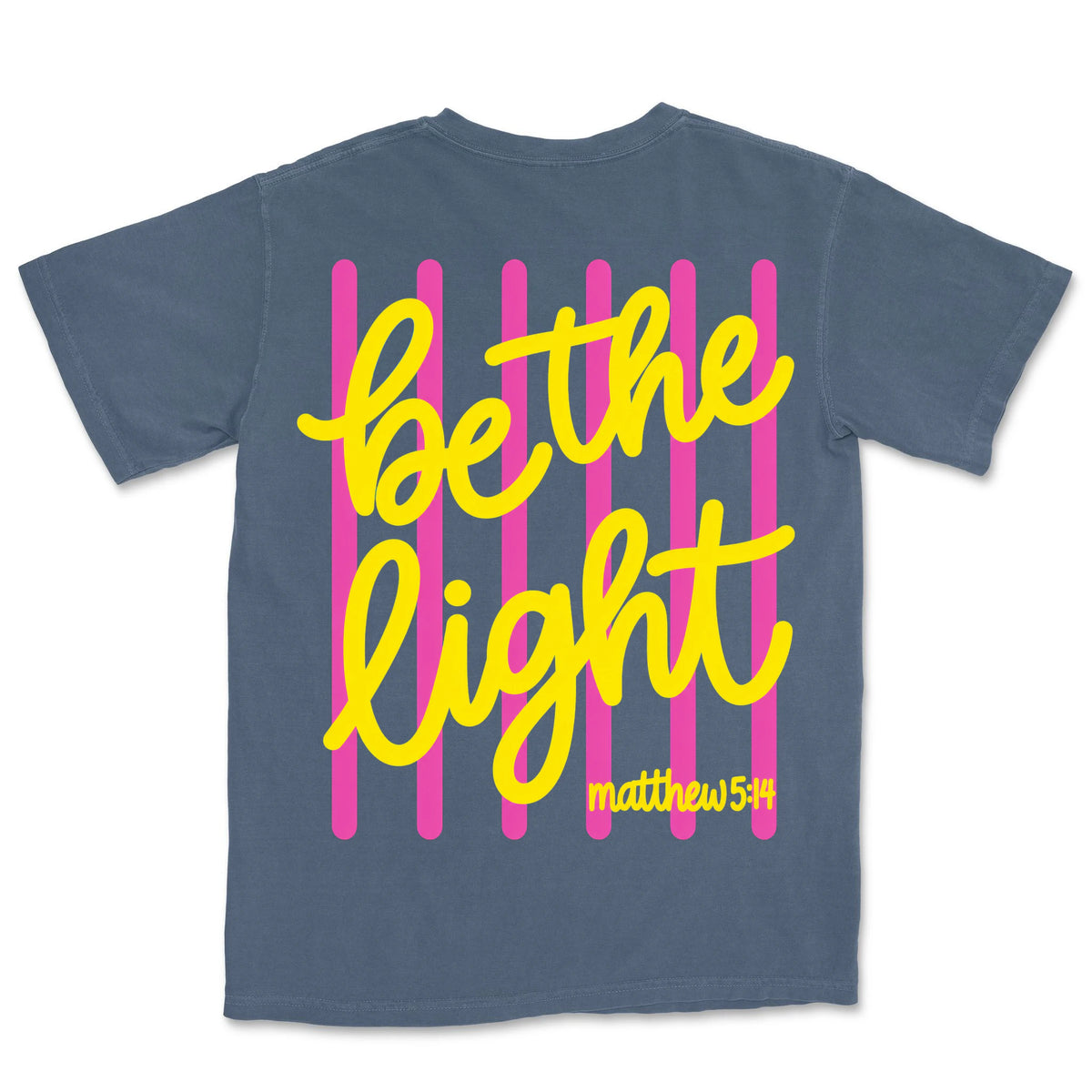 Be The Light Neon | Denim back