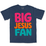 Big Jesus Fan | Navy front