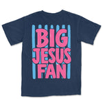 Big Jesus Fan | Navy back