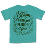 Bloom Where God Planted You | Sea Foam back