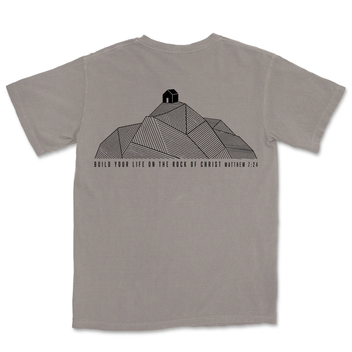 Built On The Rock | Grey back