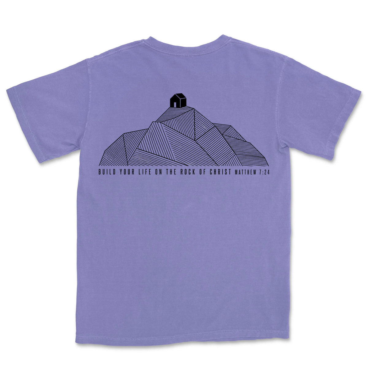 Built On The Rock | Violet back