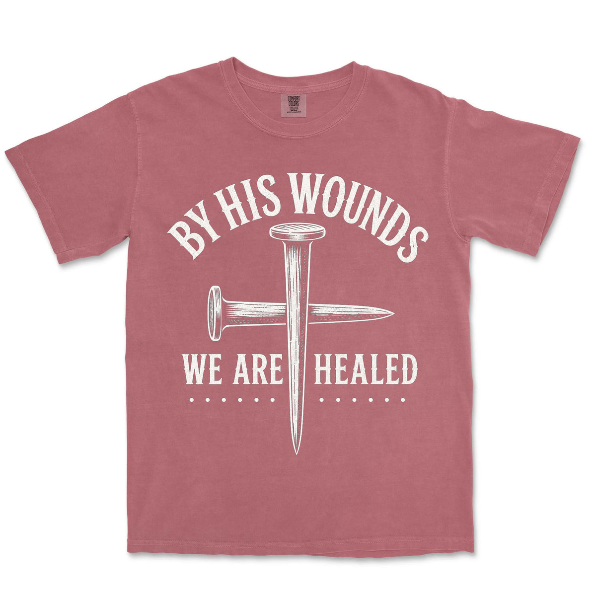 By His Wounds | Crimson front