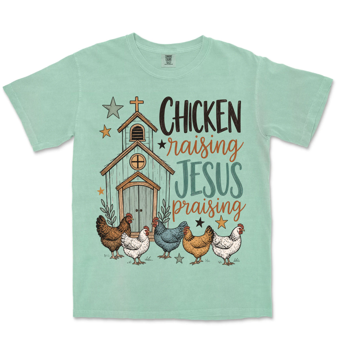 Chicken Raising Jesus Praising | Island Reef front
