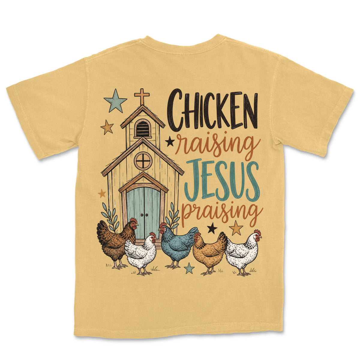 Chicken Raising Jesus Praising | Mustard back