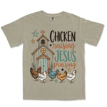 Chicken Raising Jesus Praising | Sandstone front