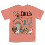 Chicken Raising Jesus Praising | Terracotta back