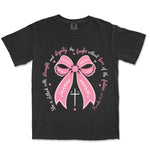 Clothed With Strength Bow | Black front
