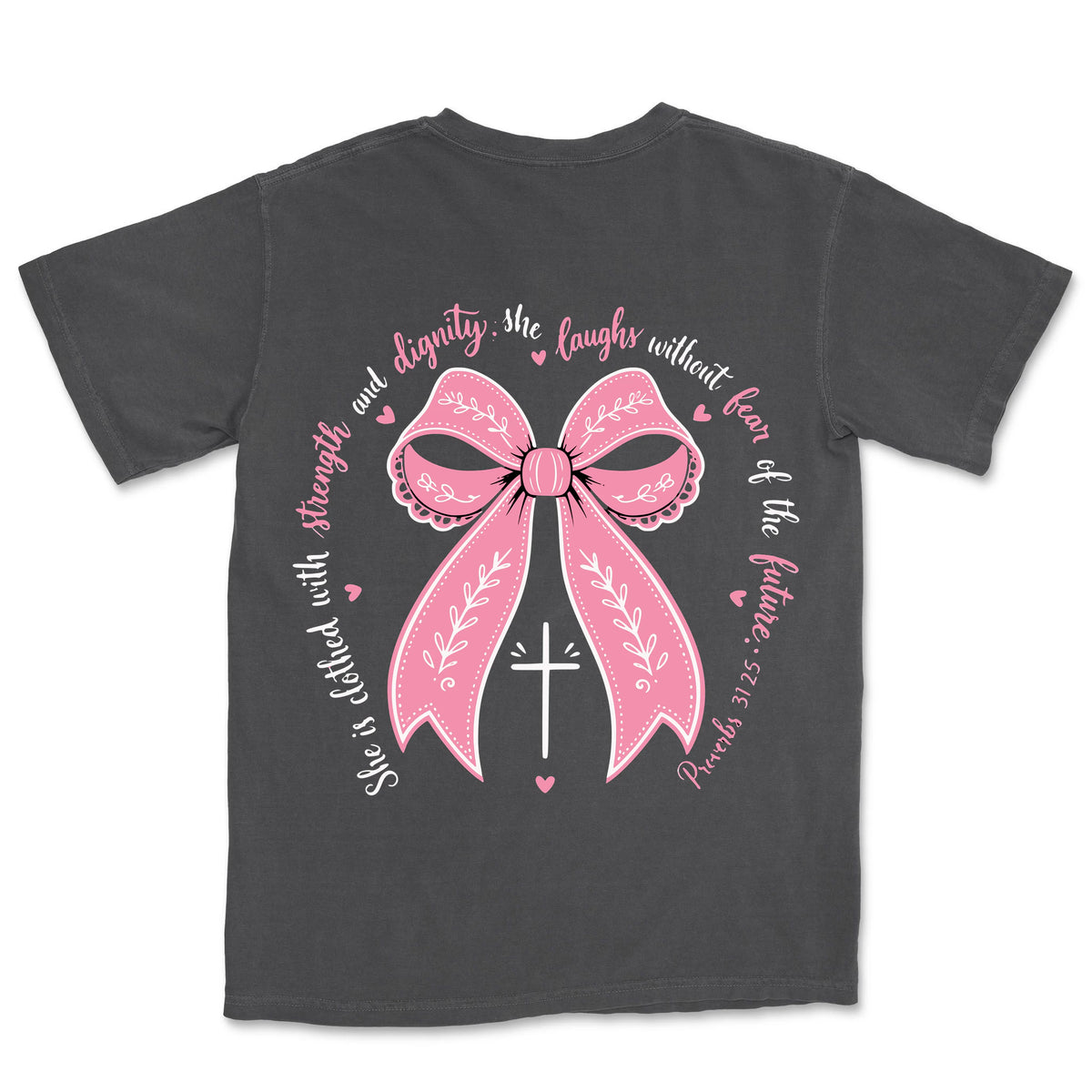 Clothed With Strength Bow | Graphite back