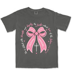 Clothed With Strength Bow | Pepper front