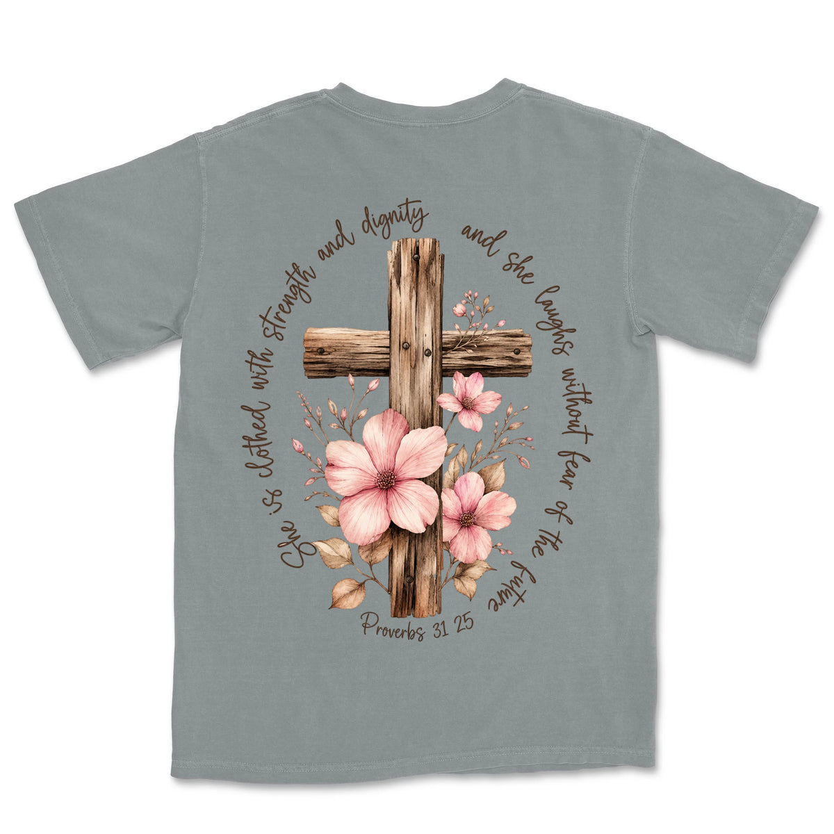 Strength And Dignity Cross | Granite back
