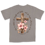 Strength And Dignity Cross | Grey back