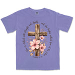 Strength And Dignity Cross | Violet front