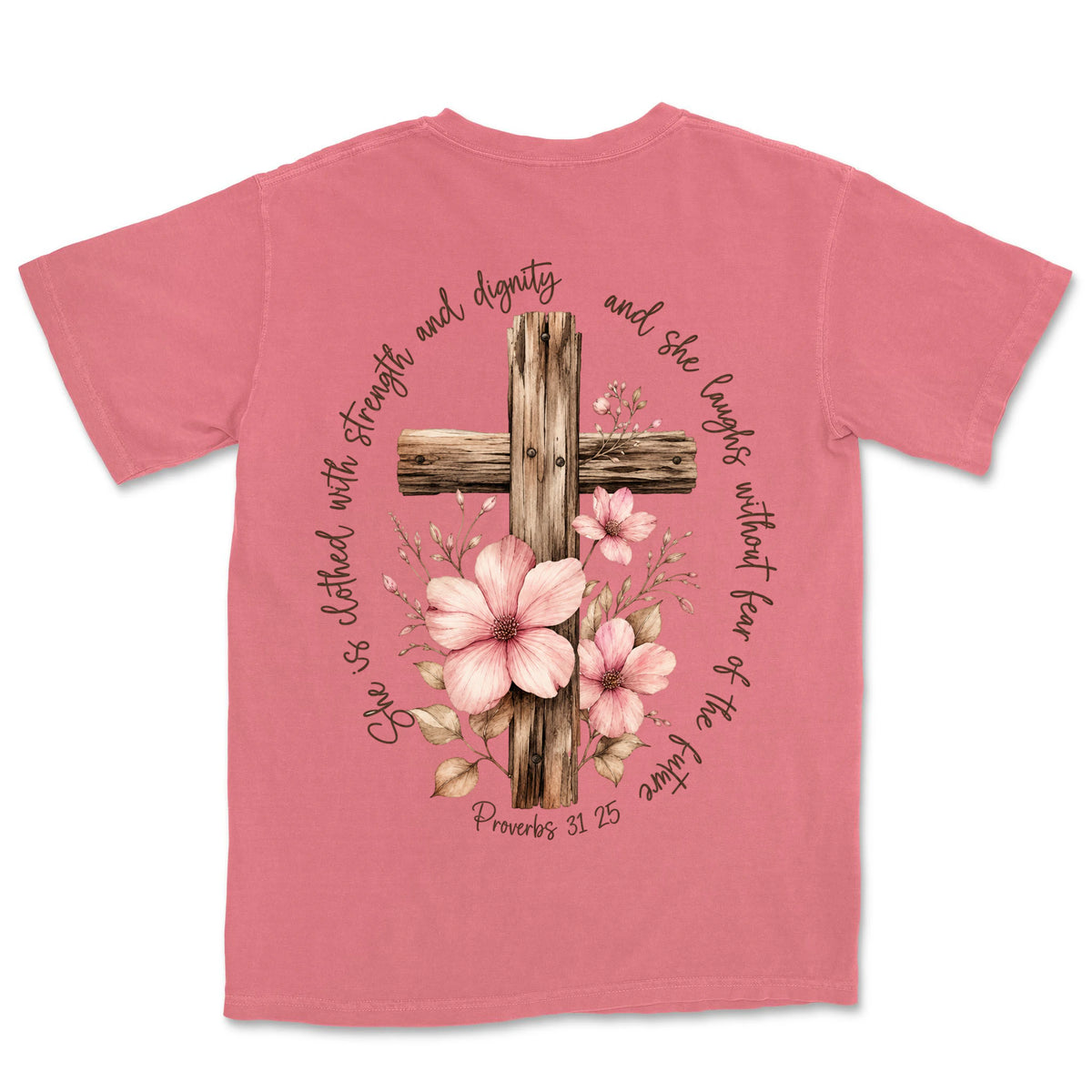 Strength And Dignity Cross | Watermelon back