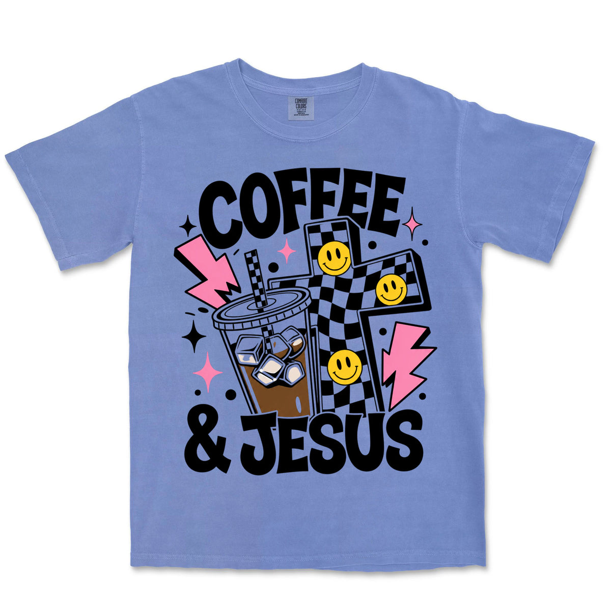 Coffee And Jesus | Flo Blue front