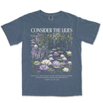 Consider The Lilies | Denim front