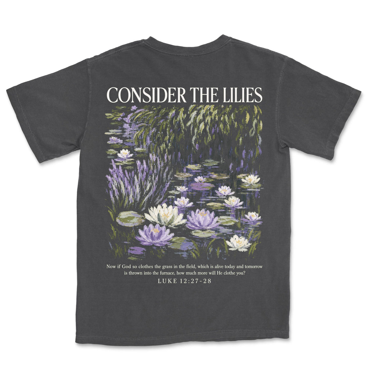 Consider The Lilies | Graphite back