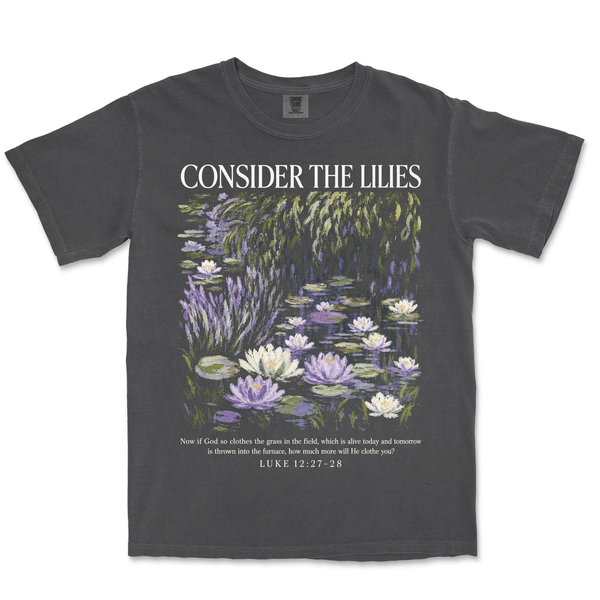 Consider The Lilies | Graphite front