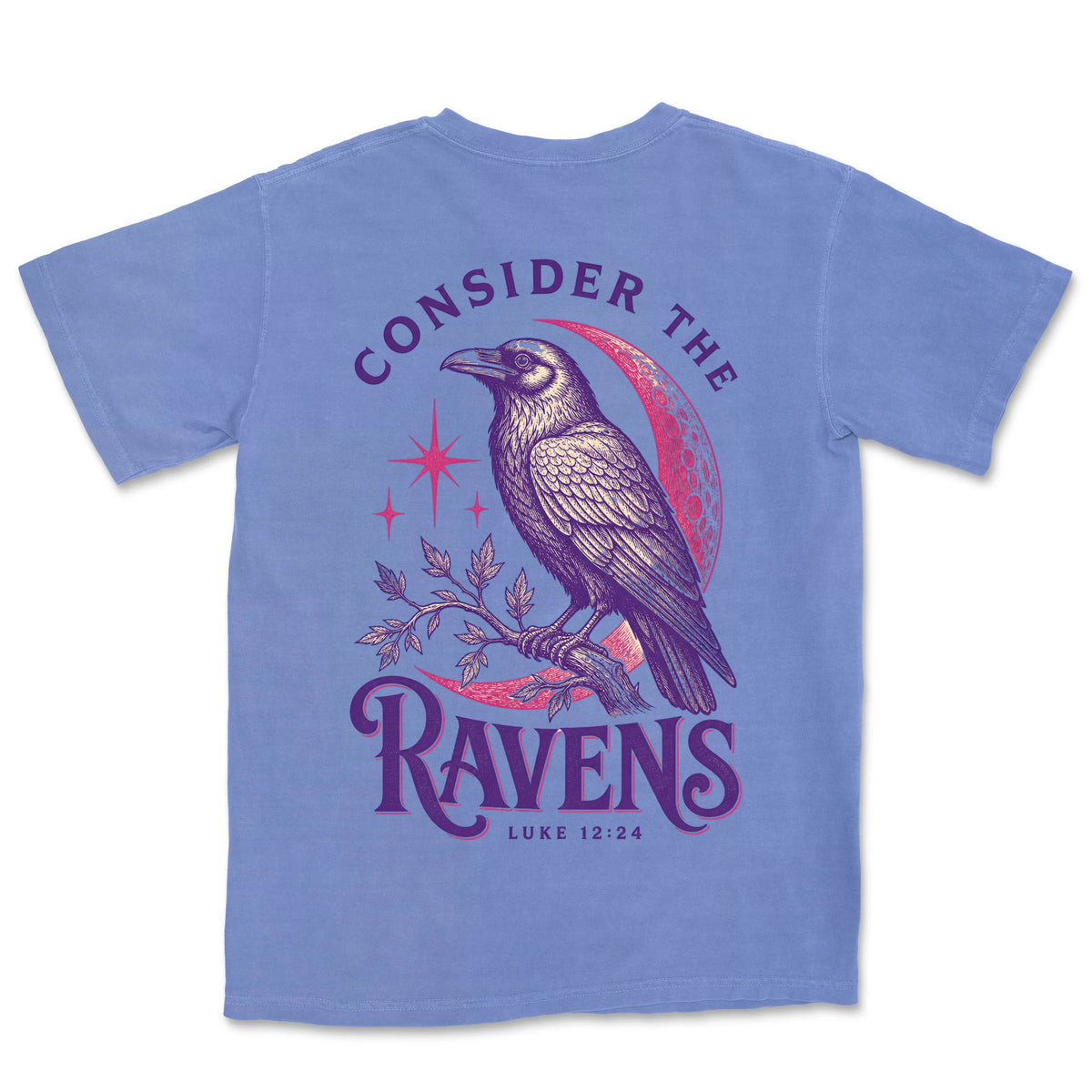 Consider The Ravens | Flo Blue back