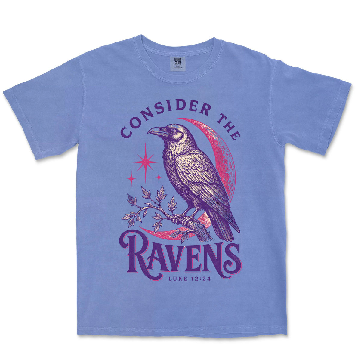 Consider The Ravens | Flo Blue front