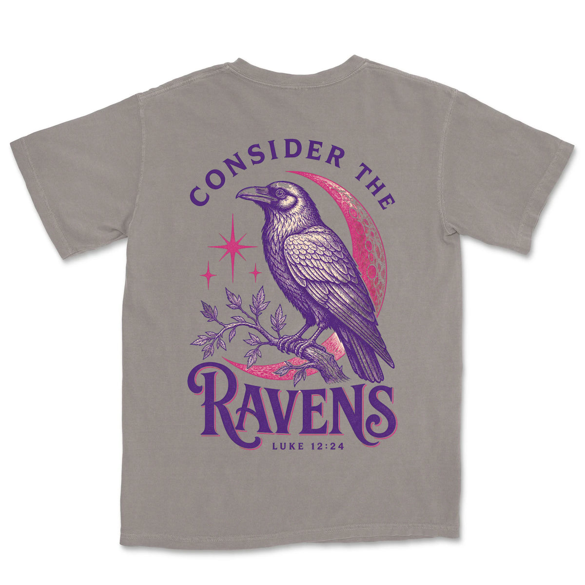 Consider The Ravens | Grey back