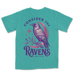 Consider The Ravens | Sea Foam back