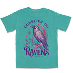 Consider The Ravens | Sea Foam front