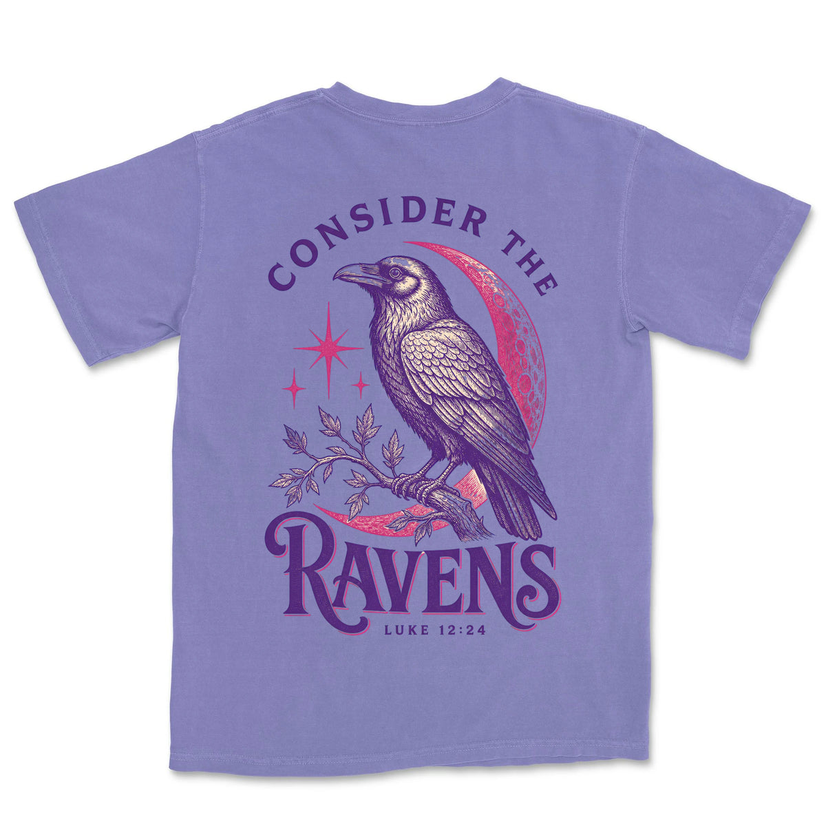 Consider The Ravens | Violet back