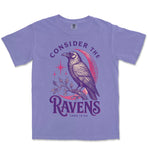 Consider The Ravens | Violet front