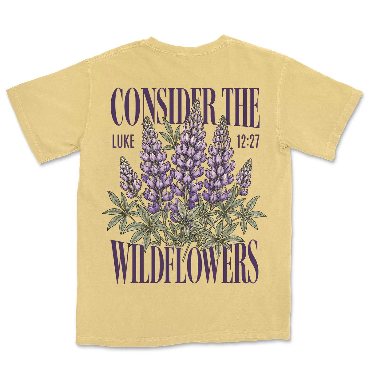 Consider The Lupines | Butter back