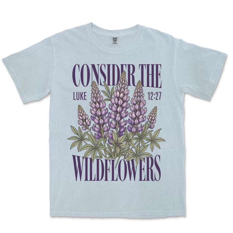 Consider The Lupines | Chambray front
