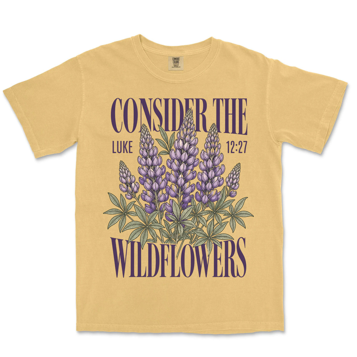 Consider The Lupines | Mustard front