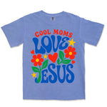 Cool Moms Love Jesus | Flo Blue front